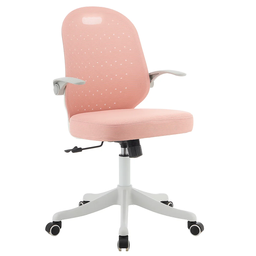 Otočná židle, růžová/bílá, TARIA