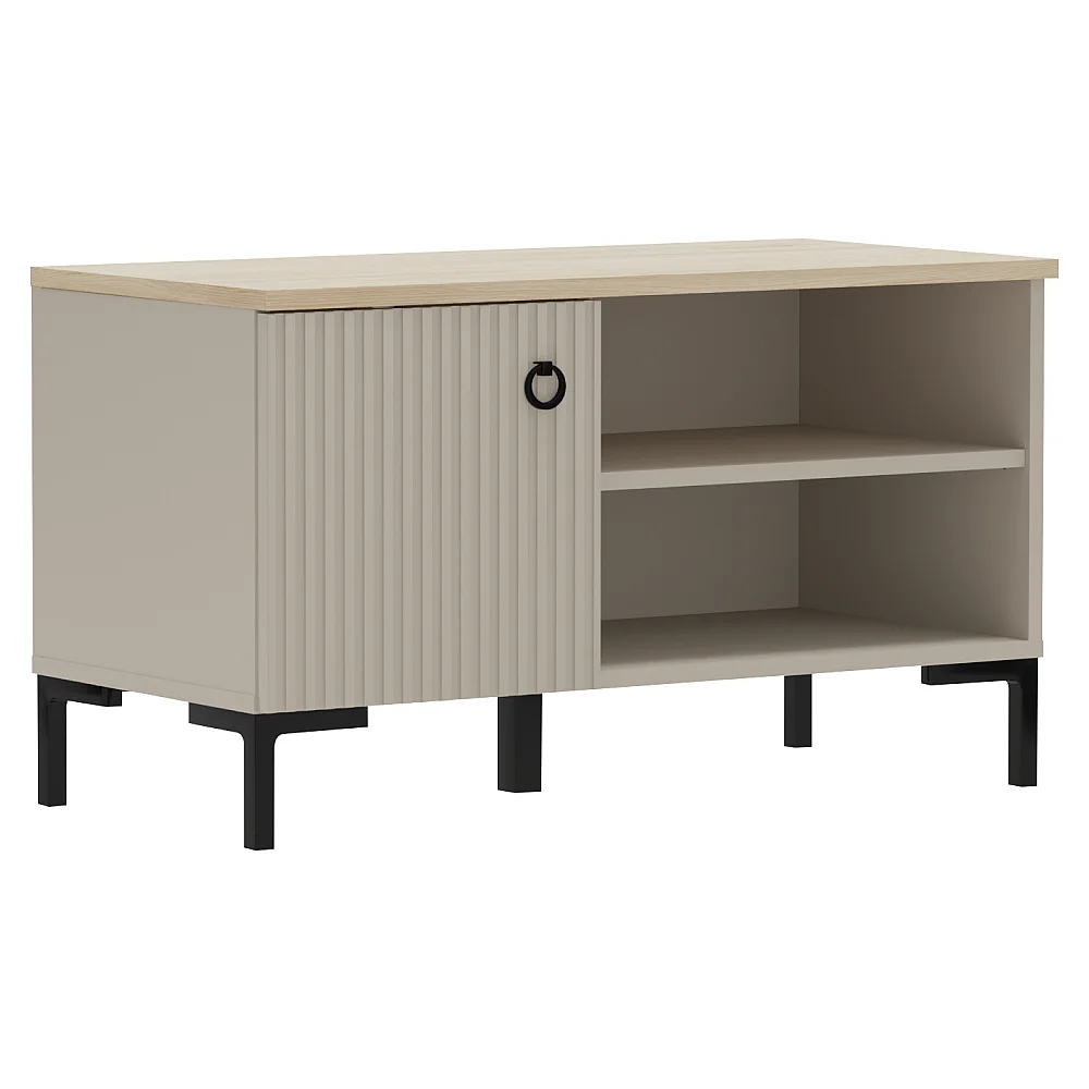 Botník, šedohnědá Taupe/dub silverjack, DOMCA 1D