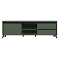 TV stolek, smoke zelená/černá, LONGY RTV1K2So