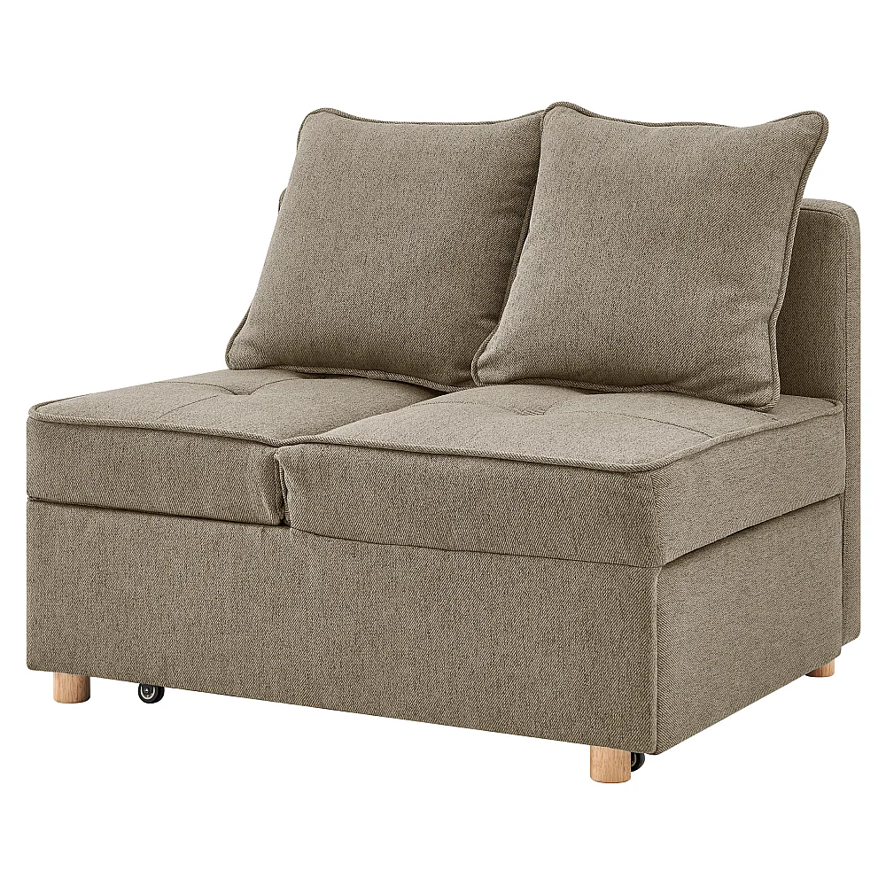 Rozkládací pohovka, béžovohnědá, OSVALDO