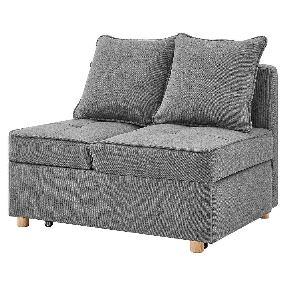 Rozkládací pohovka, šedá, OSVALDO