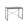 Psací stůl, beton/černá, 90x60 cm, MELLORA
