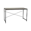 Psací stůl, beton/černá, 120x60 cm, MELLORA