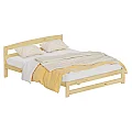 Postel s roštem, přírodní, 160x200, AZRA
