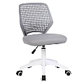Otočná židle, šedá/bílá, SATOZ