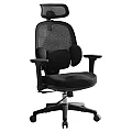 Kancelářské křeslo, černá, ABRAMO