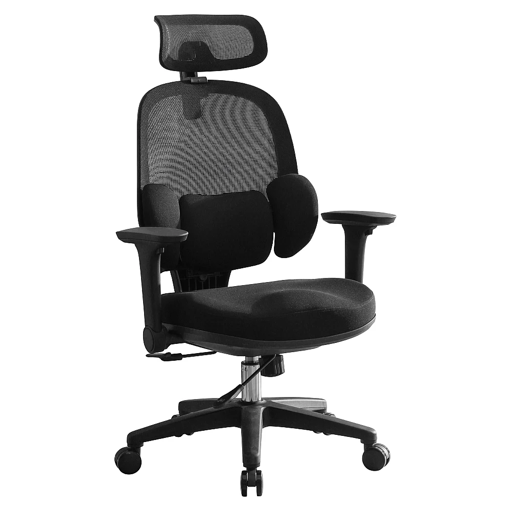 Kancelářské křeslo, černá, ABRAMO