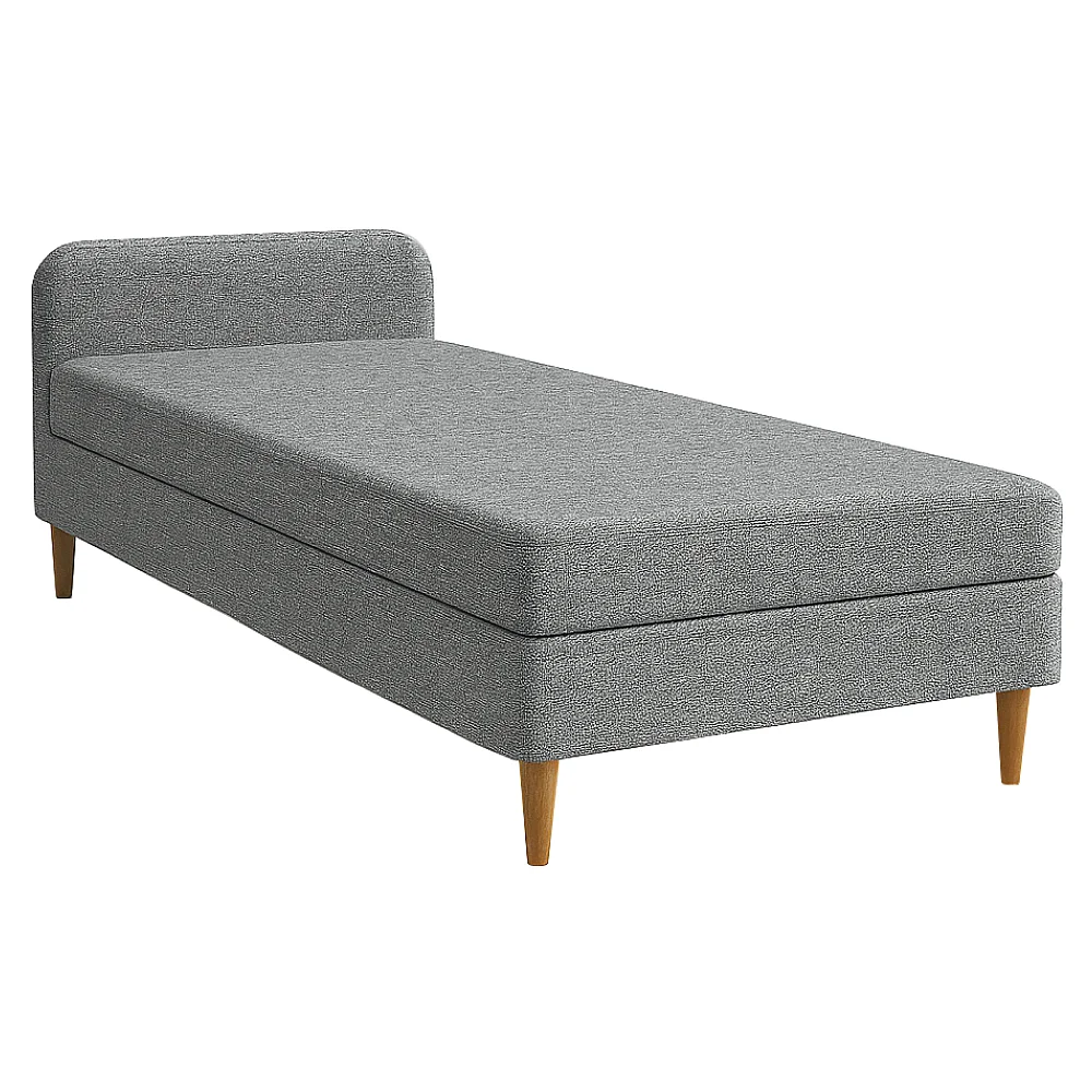 Postel, 110x200, molitanová, šedá, BRUNY