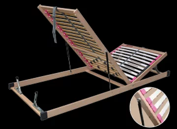 Dino Flex HN Výklop nohy - lamelový rošt s polohováním