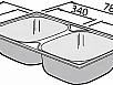 Dřez OKIO 780 DUO
