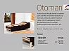 OTOMAN - relaxační lenoška v pevném provedení látky I