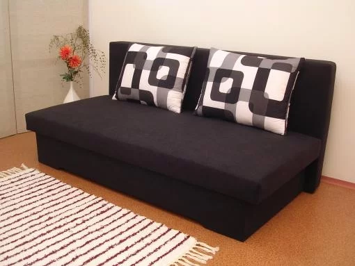 ROMANA -  pohovka rozkládací se 2 polštáři látky A