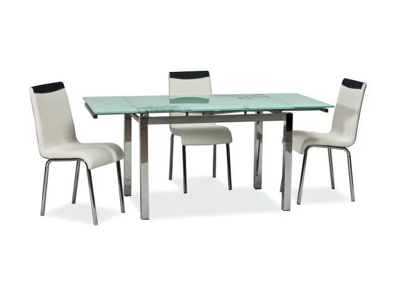 Rozkládací jídelní stůl SI-4 bílý