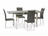 Rozkládací jídelní stůl SI-4 šedý