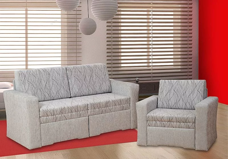 DOYLE III pohovka s rozkladem a úložným prostorem 