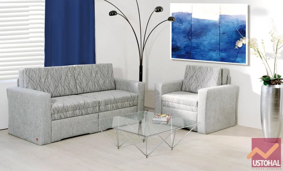 DOYLE II - rozkládací pohovka s úložným prostorem 