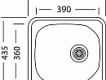 COMPACT 435 dřez