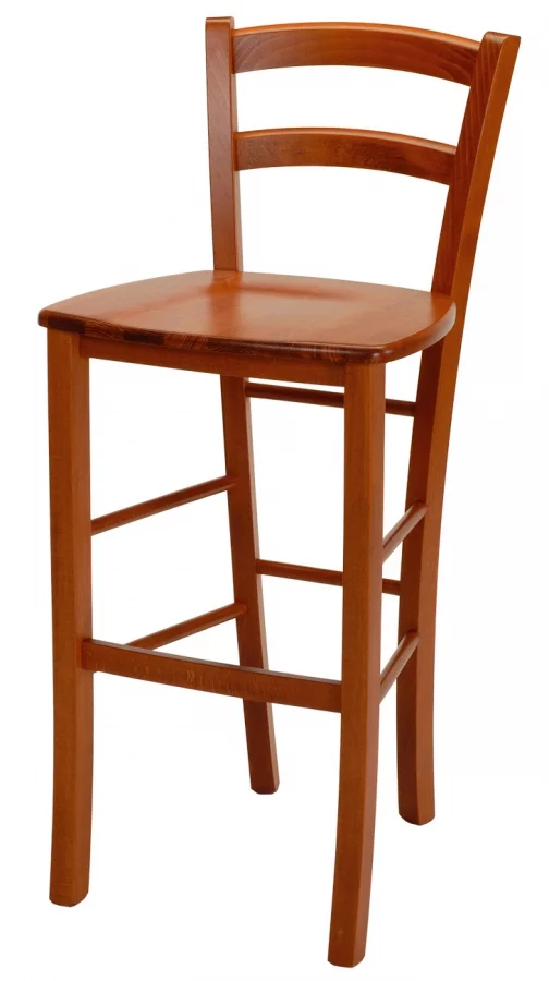 PAYSANE BAR - klasická barová židle - sedák masiv