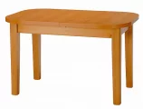 MINI FORTE - oválný rozkládací nebo pevný jídelní stůl - skladem olše a buk
