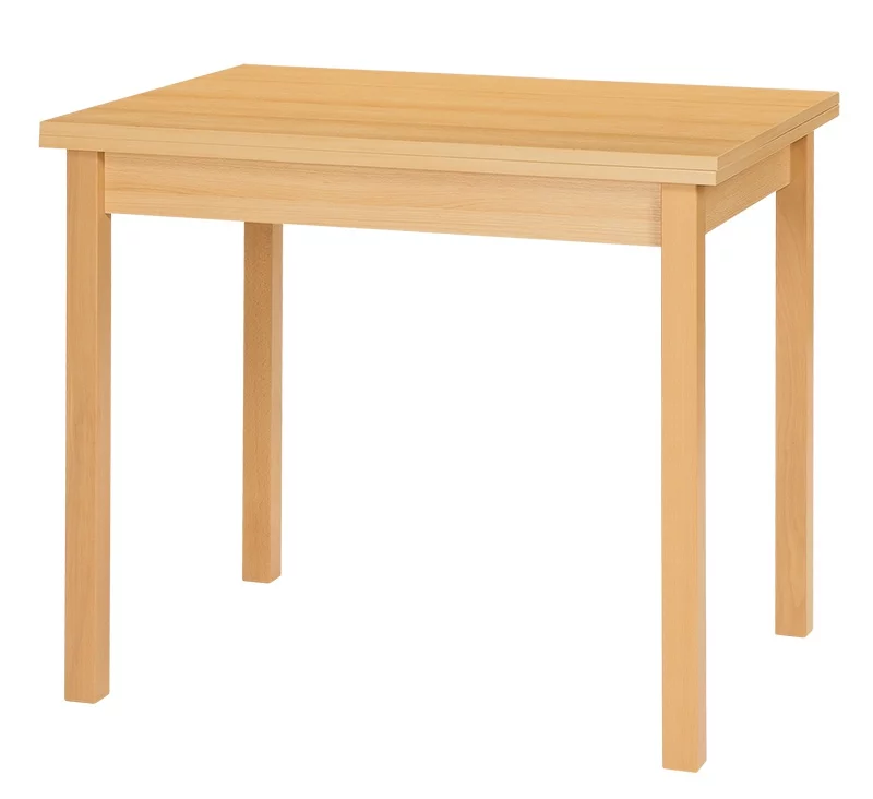 BINGO - malý jídelní stůl s lehkým rozkladem, nohy masiv 