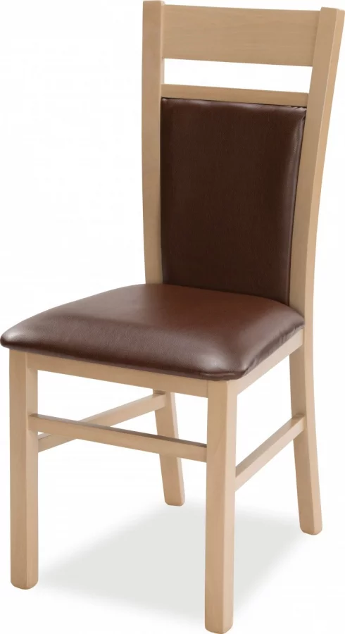 DANIEL 2 - jídelní židle s čalouněným podsedákem a opěradlem