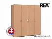 REA VENEZIA - elegantní šatní skříň s policemi