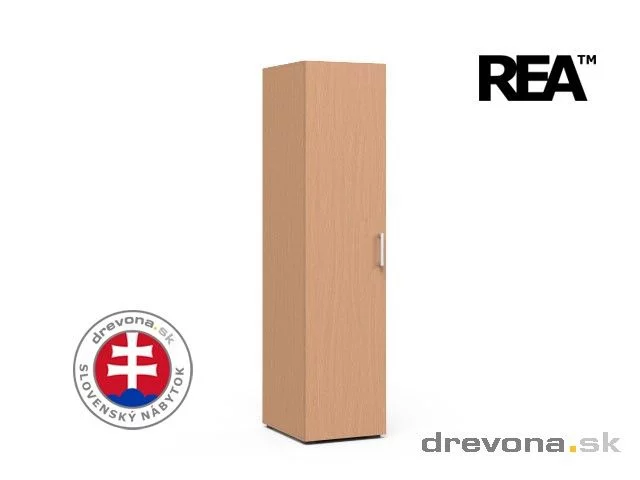 REA VENEZIA 1 - policová jednodveřová skříň