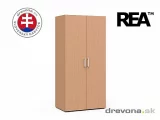REA VENEZIA 2D - dělená dvoudveřová skříň