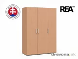 REA VENEZIA 3 - kombinovaná třídveřová skříň
