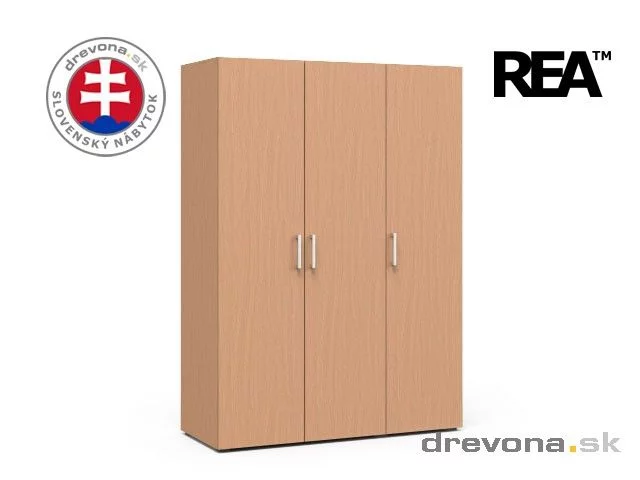 REA VENEZIA 3 - kombinovaná třídveřová skříň