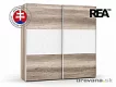 REA HOUSTON - moderní šatní skříň s posuvnými dveřmi