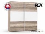 REA HOUSTON 2 - šatní skříň s posuvnými dveřmi