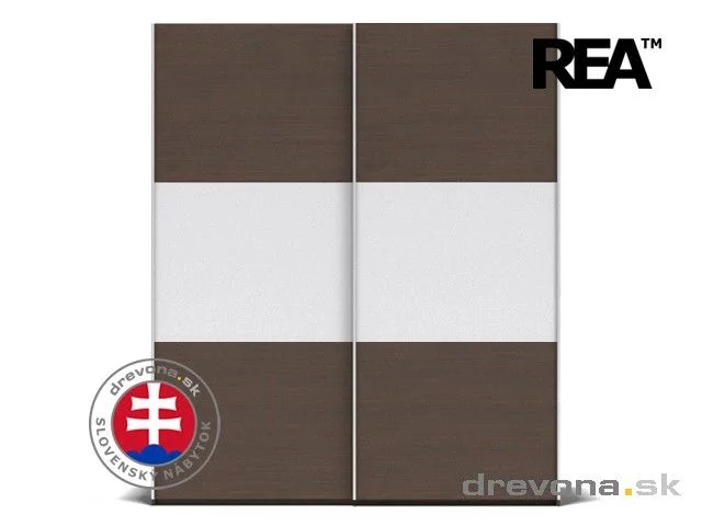 REA HOUSTON 4 - šatní skříň s posuvnými dveřmi