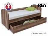 REA KAKUNA - jednoduché jednolůžko s šuplíkem