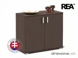 REA SISA 7 - jednoduchá praktická komoda se dvěma dvířky