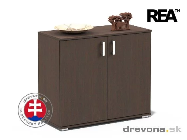 REA SISA 7 - jednoduchá praktická komoda se dvěma dvířky