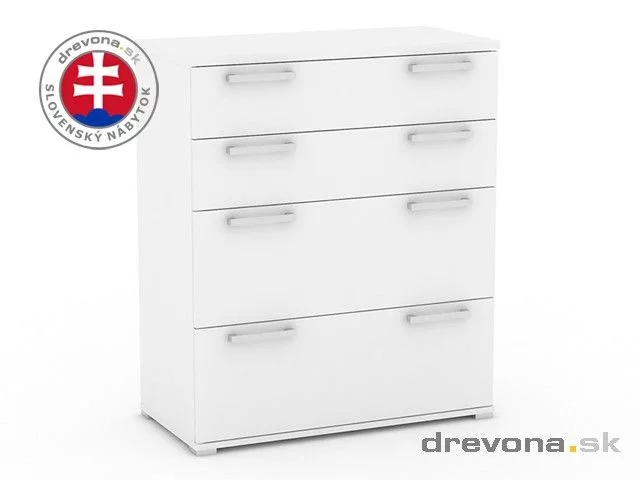 REA OTTAWA UP 2 - elegantní komoda se čtyřmi zásuvkami
