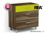 REA ALFA - dolní skříňka se třemi zásuvkami KDZ-80-72