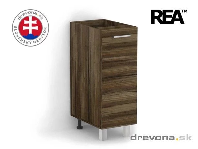 REA ALFA - dolní skříňka s výsuvným košem KDV-30-72