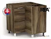 REA ALFA - dolní rohová skříňka KDR-90-72