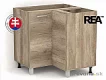 REA ALFA - dolní rohová skříňka KDR-90-72