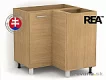 REA ALFA - dolní rohová skříňka KDR-90-72