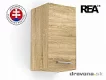 REA ALFA - horní skříňka s dvířky - 30 cm KHO-30-57