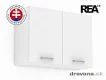 REA ALFA - horní dvoudveřová skříňka - 80 cm KHO-80-57