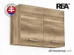 REA ALFA - horní dvoudveřová skříňka - 80 cm KHO-80-57