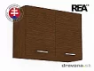 REA ALFA - horní dvoudveřová skříňka - 80 cm KHO-80-57