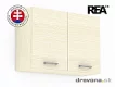 REA ALFA - horní dvoudveřová skříňka - 80 cm KHO-80-57