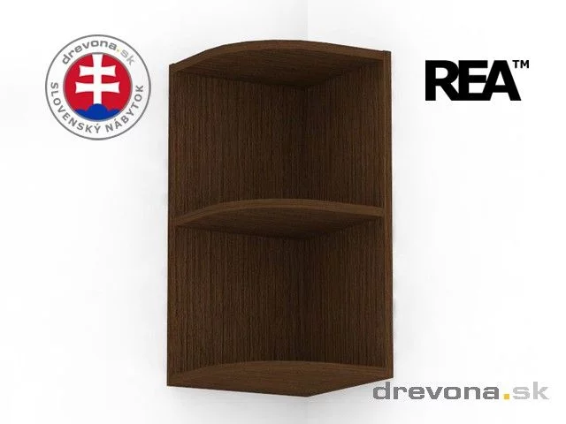 REA ALFA KHU-30-57 - horní otevřená ukončovací skříňka