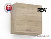 REA ALFA - horní skříňka nad digestoř - 60x60 cm KHV-60-60