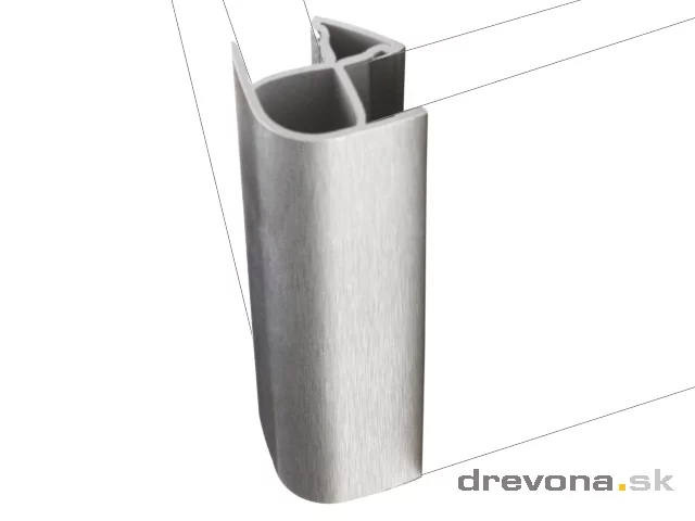 REA ALFA SR- AL - spojka rohová soklová